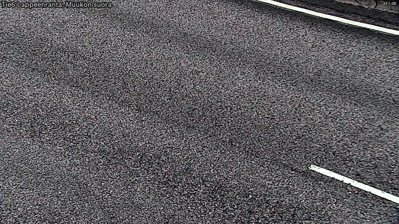 Weather Camera Image Tie 6 Villmanstrand, Muukko rakan, Lappeenranta, Etelä-Karjala