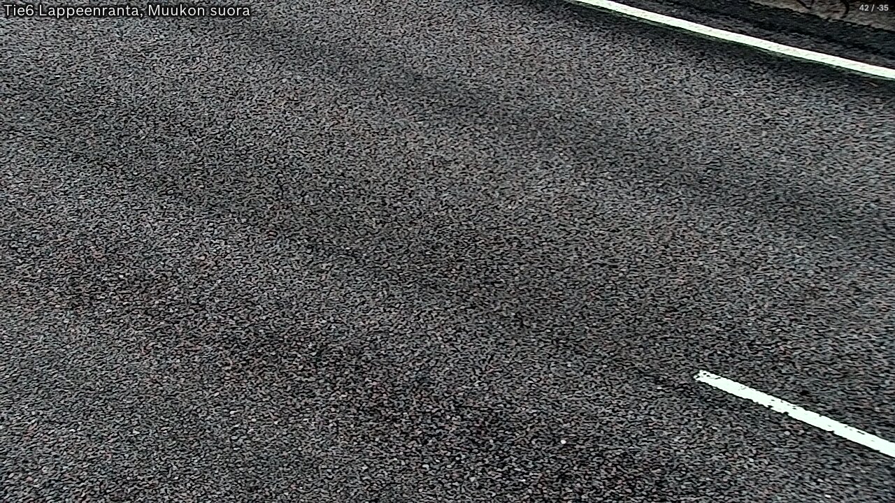 Weather Camera Image Tie 6 Villmanstrand, Muukko rakan, Lappeenranta, Etelä-Karjala