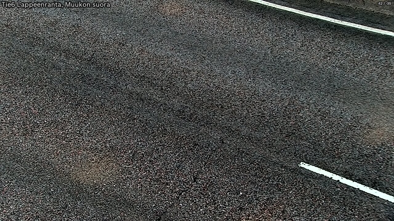 Weather Camera Image Tie 6 Villmanstrand, Muukko rakan, Lappeenranta, Etelä-Karjala