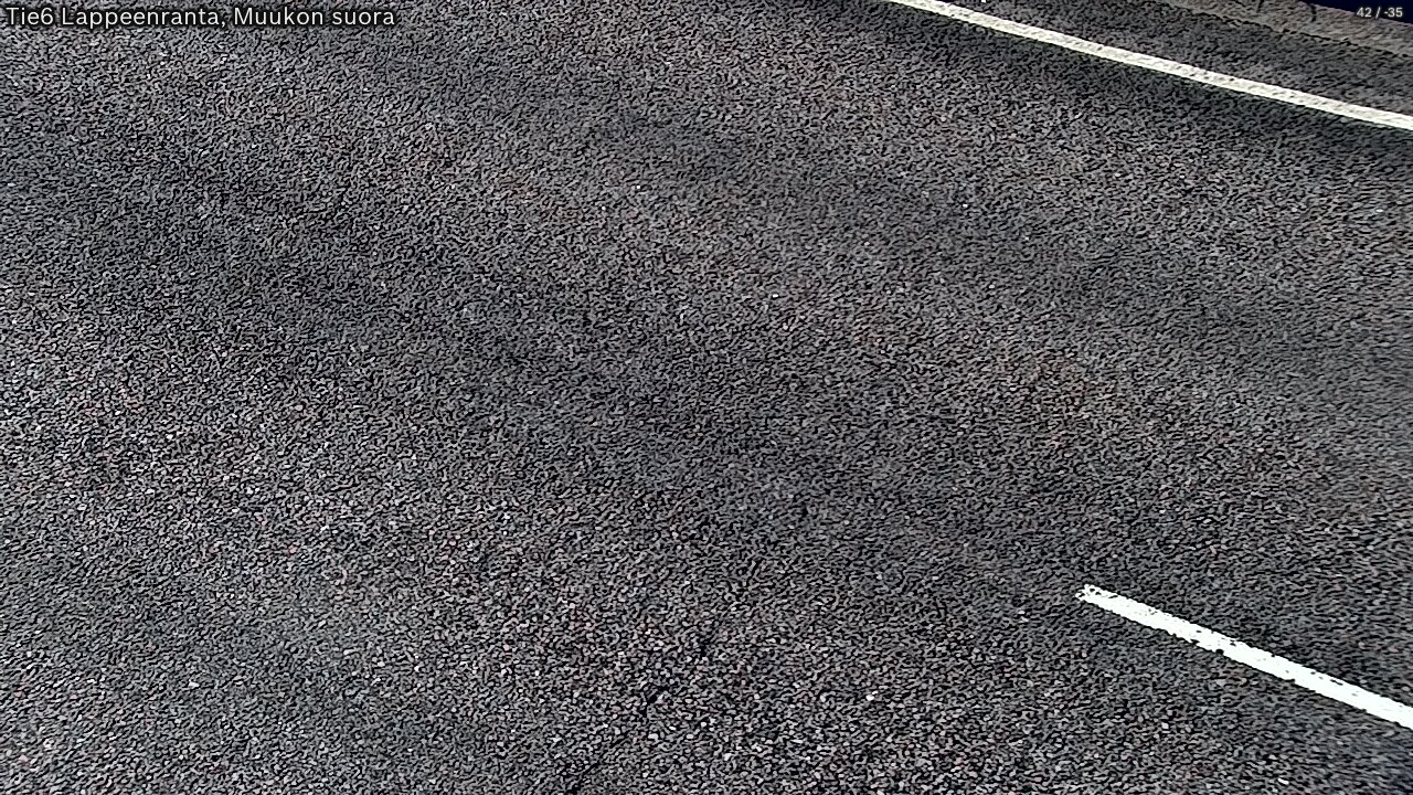 Weather Camera Image Tie 6 Villmanstrand, Muukko rakan, Lappeenranta, Etelä-Karjala