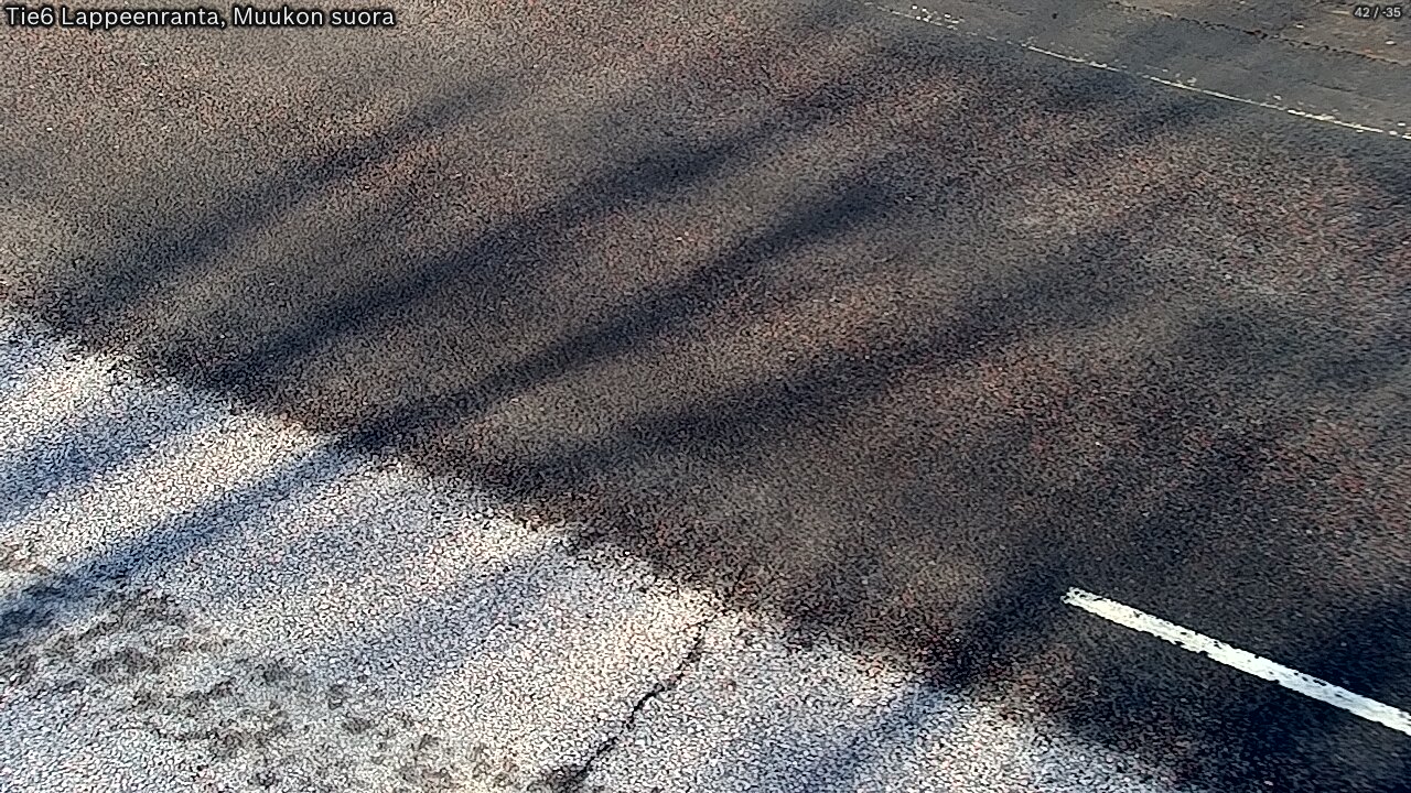 Weather Camera Image Road 6 Lappeenranta, Muukko straight, Lappeenranta, Etelä-Karjala