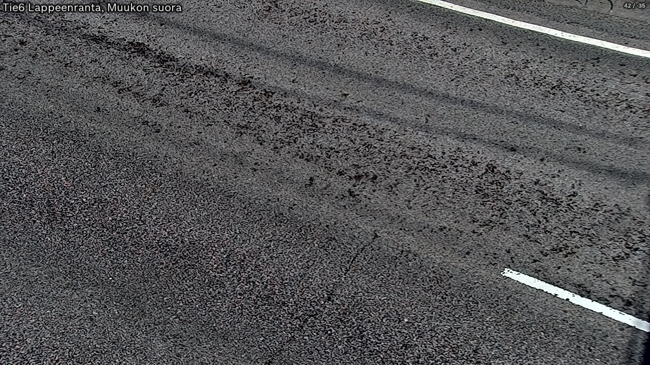 Weather Camera Image Tie 6 Villmanstrand, Muukko rakan, Lappeenranta, Etelä-Karjala