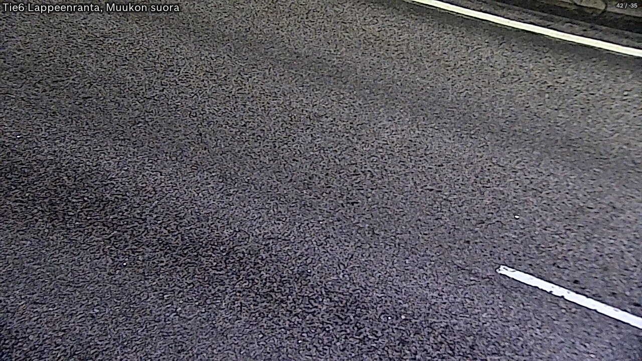 Weather Camera Image Tie 6 Villmanstrand, Muukko rakan, Lappeenranta, Etelä-Karjala