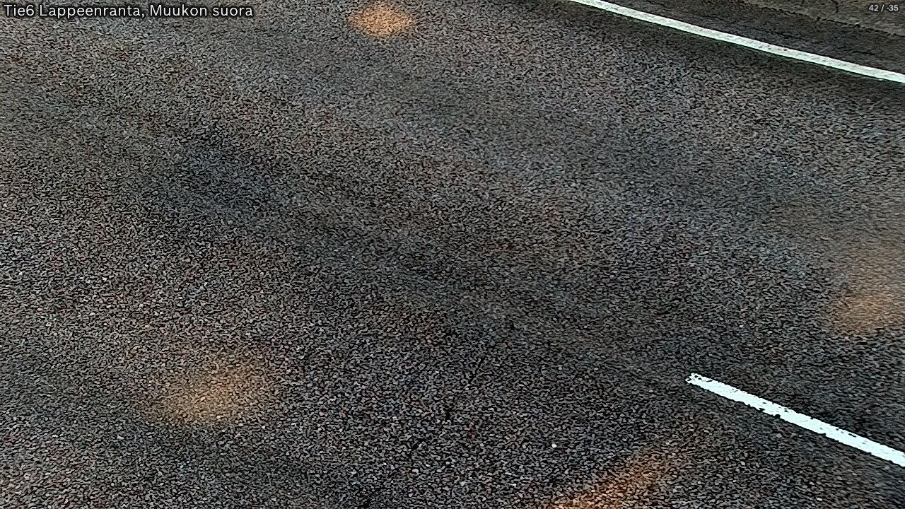 Weather Camera Image Tie 6 Villmanstrand, Muukko rakan, Lappeenranta, Etelä-Karjala