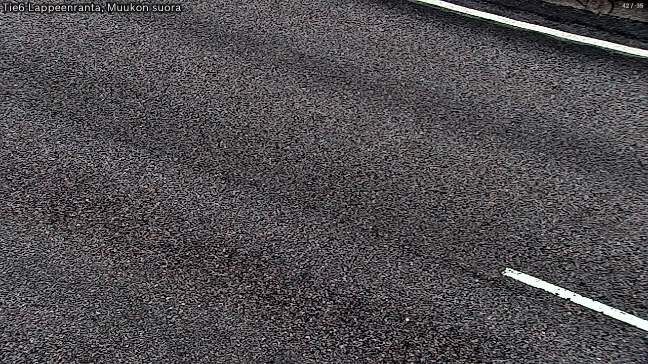 Weather Camera Image Tie 6 Villmanstrand, Muukko rakan, Lappeenranta, Etelä-Karjala