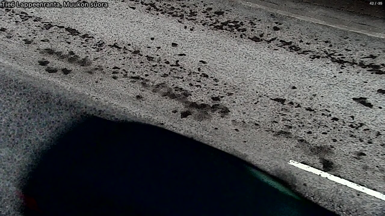 Weather Camera Image Road 6 Lappeenranta, Muukko straight, Lappeenranta, Etelä-Karjala