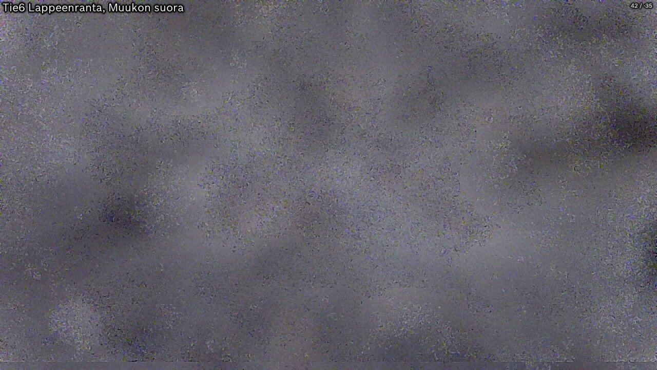 Weather Camera Image Tie 6 Villmanstrand, Muukko rakan, Lappeenranta, Etelä-Karjala