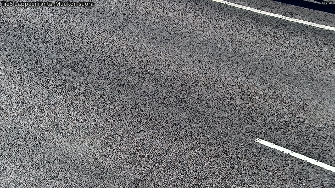Weather Camera Image Tie 6 Villmanstrand, Muukko rakan, Lappeenranta, Etelä-Karjala