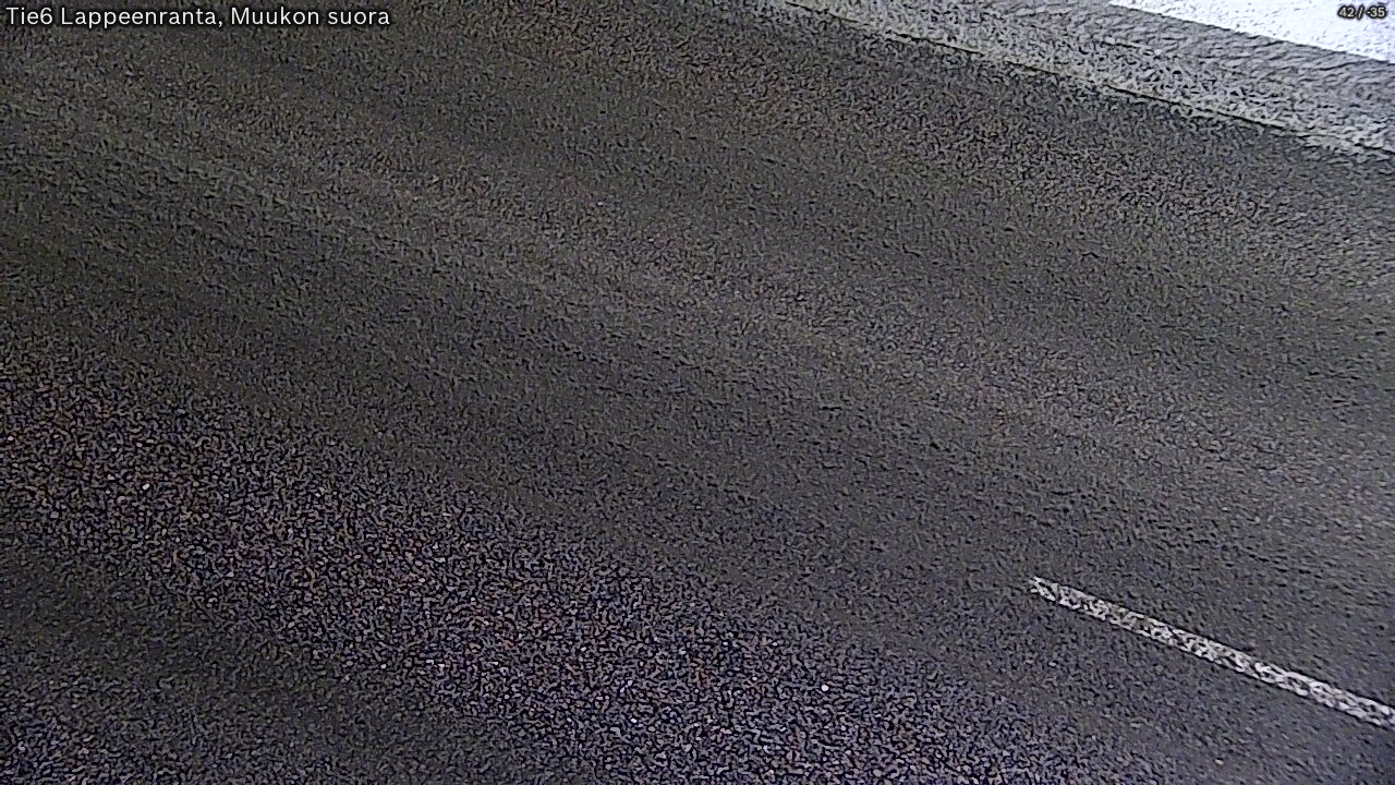 Weather Camera Image Road 6 Lappeenranta, Muukko straight, Lappeenranta, Etelä-Karjala