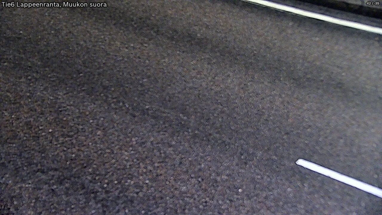 Weather Camera Image Road 6 Lappeenranta, Muukko straight, Lappeenranta, Etelä-Karjala
