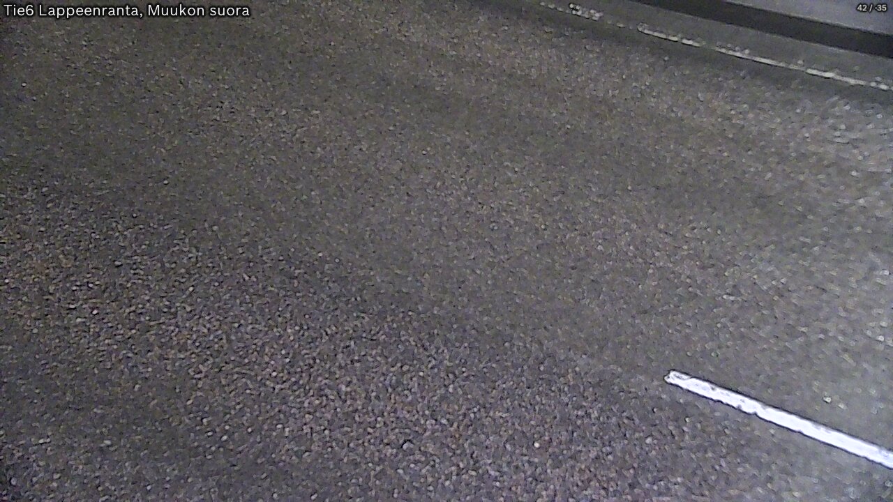 Weather Camera Image Road 6 Lappeenranta, Muukko straight, Lappeenranta, Etelä-Karjala