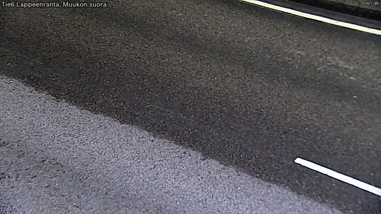 Weather Camera Image Road 6 Lappeenranta, Muukko straight, Lappeenranta, Etelä-Karjala