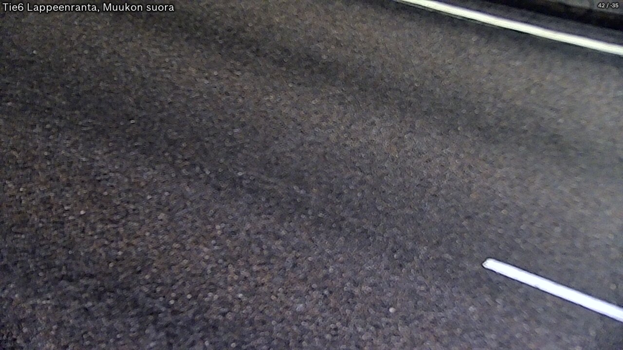 Weather Camera Image Road 6 Lappeenranta, Muukko straight, Lappeenranta, Etelä-Karjala