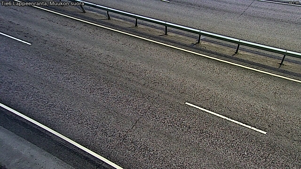 Weather Camera Image Tie 6 Villmanstrand, Muukko rakan, Lappeenranta, Etelä-Karjala