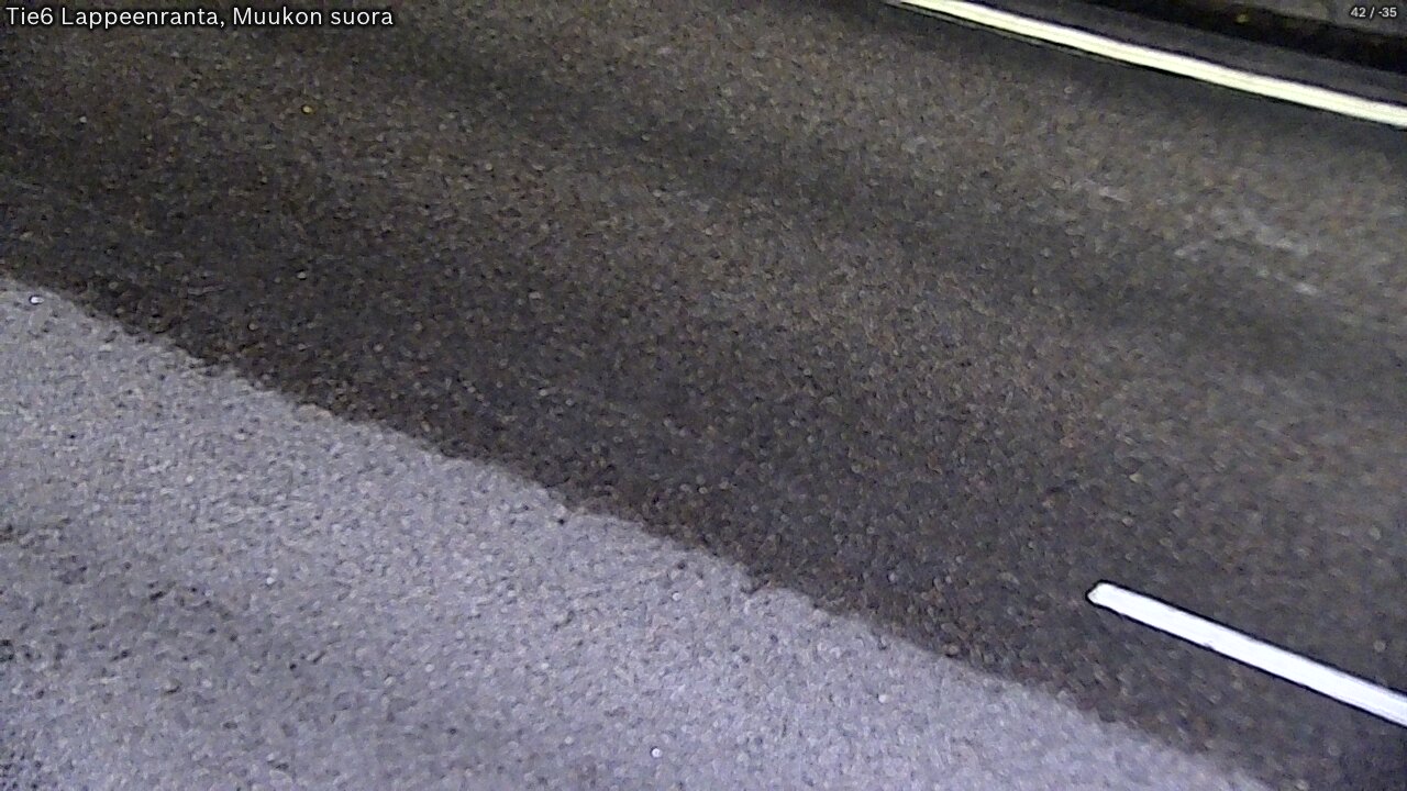 Weather Camera Image Road 6 Lappeenranta, Muukko straight, Lappeenranta, Etelä-Karjala