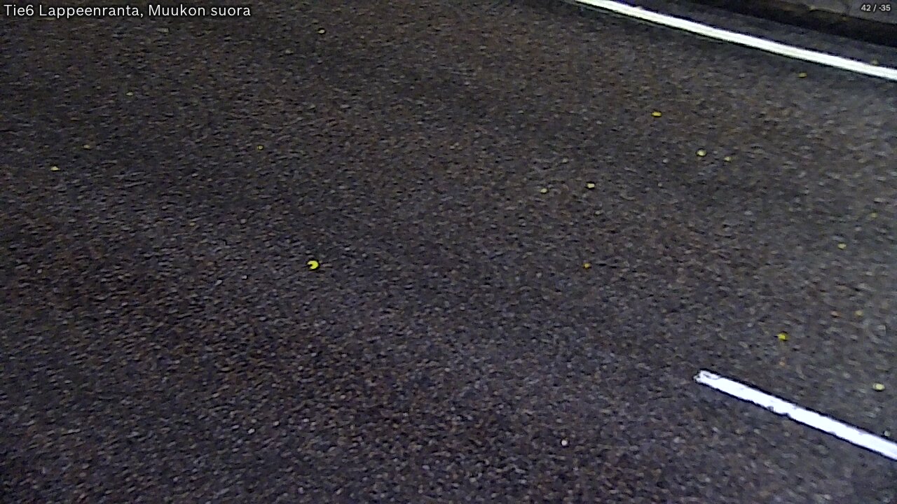 Weather Camera Image Tie 6 Villmanstrand, Muukko rakan, Lappeenranta, Etelä-Karjala