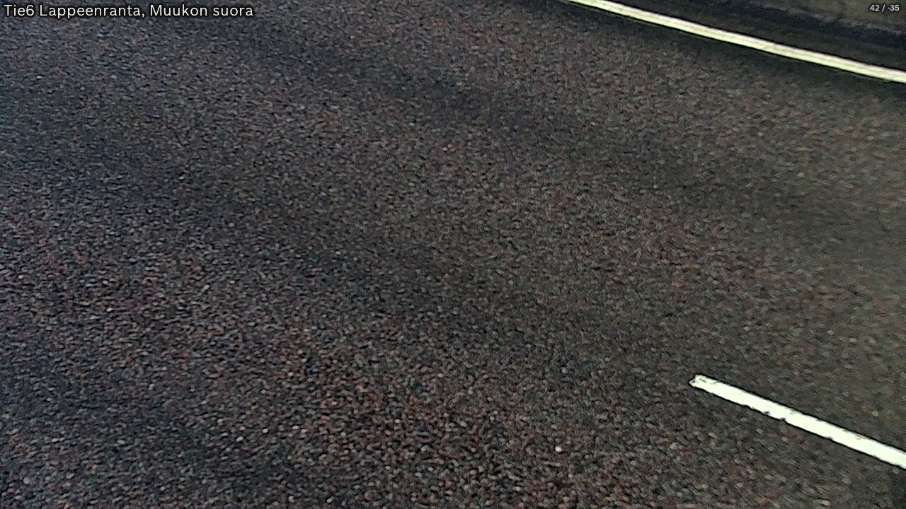 Weather Camera Image Tie 6 Villmanstrand, Muukko rakan, Lappeenranta, Etelä-Karjala