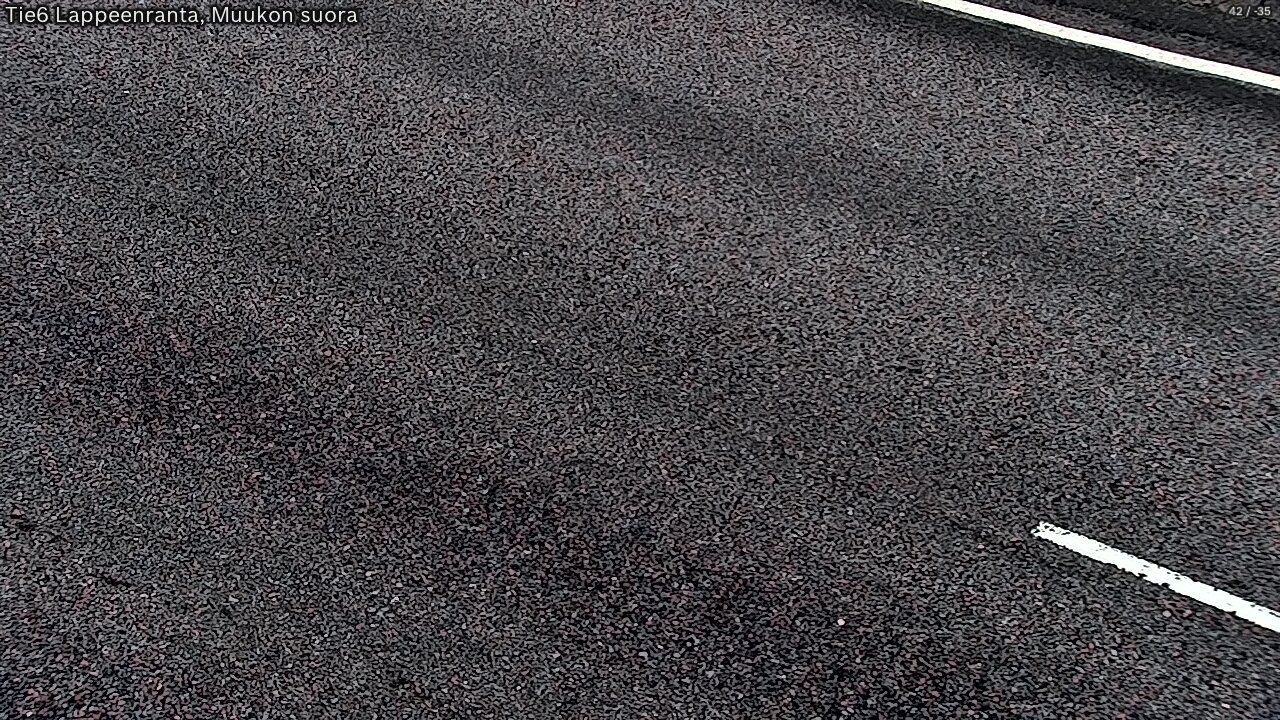 Weather Camera Image Road 6 Lappeenranta, Muukko straight, Lappeenranta, Etelä-Karjala