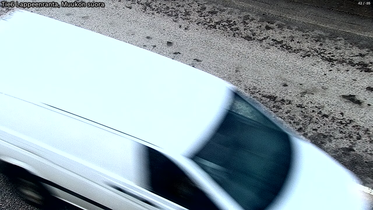 Weather Camera Image Road 6 Lappeenranta, Muukko straight, Lappeenranta, Etelä-Karjala