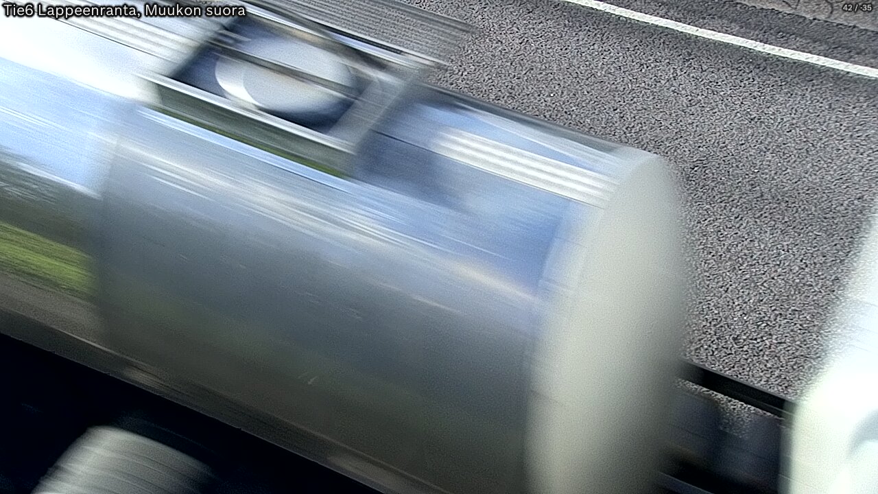 Weather Camera Image Road 6 Lappeenranta, Muukko straight, Lappeenranta, Etelä-Karjala