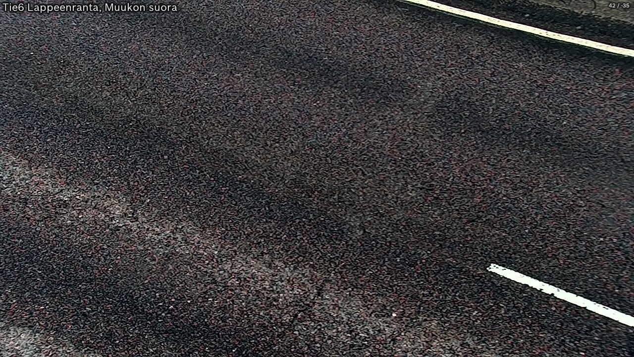 Weather Camera Image Tie 6 Villmanstrand, Muukko rakan, Lappeenranta, Etelä-Karjala