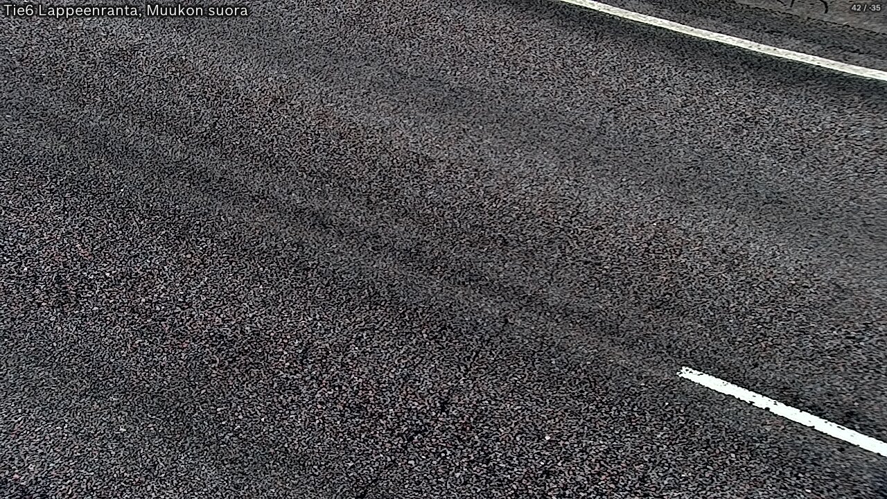 Weather Camera Image Tie 6 Villmanstrand, Muukko rakan, Lappeenranta, Etelä-Karjala