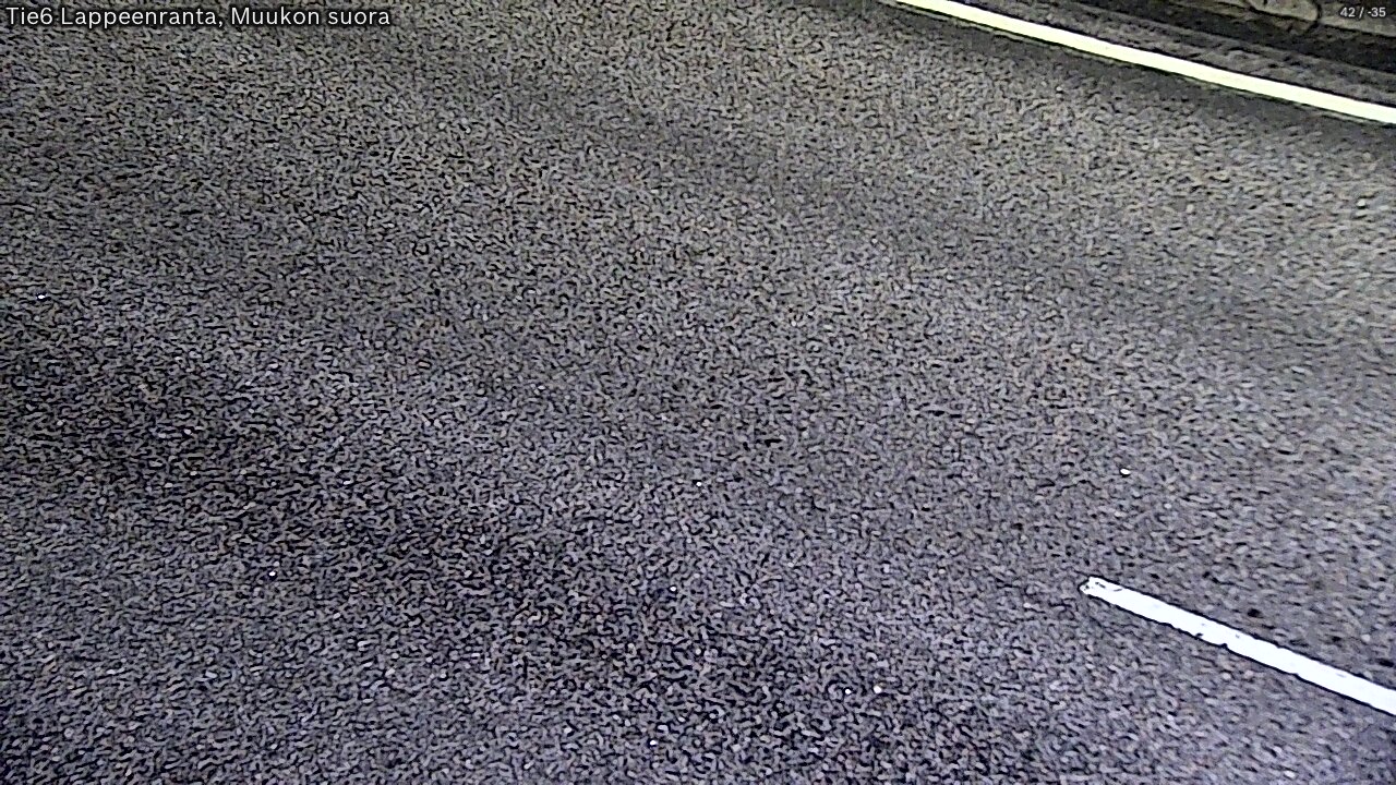 Weather Camera Image Tie 6 Villmanstrand, Muukko rakan, Lappeenranta, Etelä-Karjala