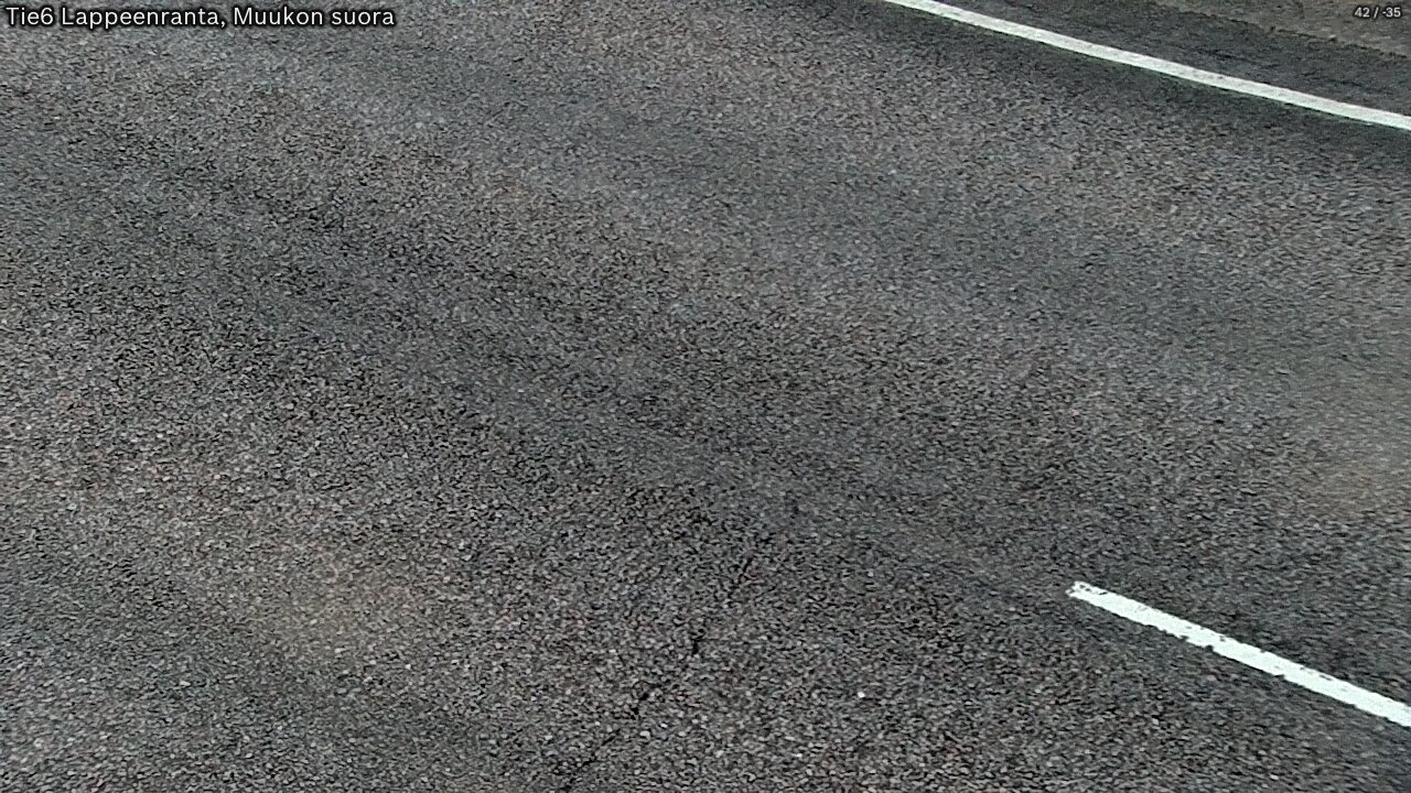 Weather Camera Image Tie 6 Villmanstrand, Muukko rakan, Lappeenranta, Etelä-Karjala