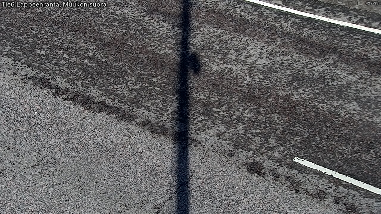 Weather Camera Image Tie 6 Villmanstrand, Muukko rakan, Lappeenranta, Etelä-Karjala