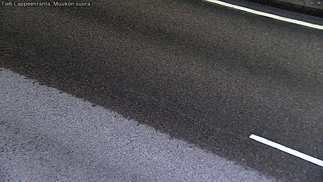 Weather Camera Image Road 6 Lappeenranta, Muukko straight, Lappeenranta, Etelä-Karjala