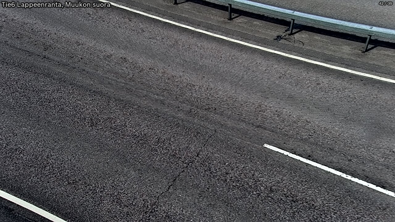 Weather Camera Image Tie 6 Villmanstrand, Muukko rakan, Lappeenranta, Etelä-Karjala