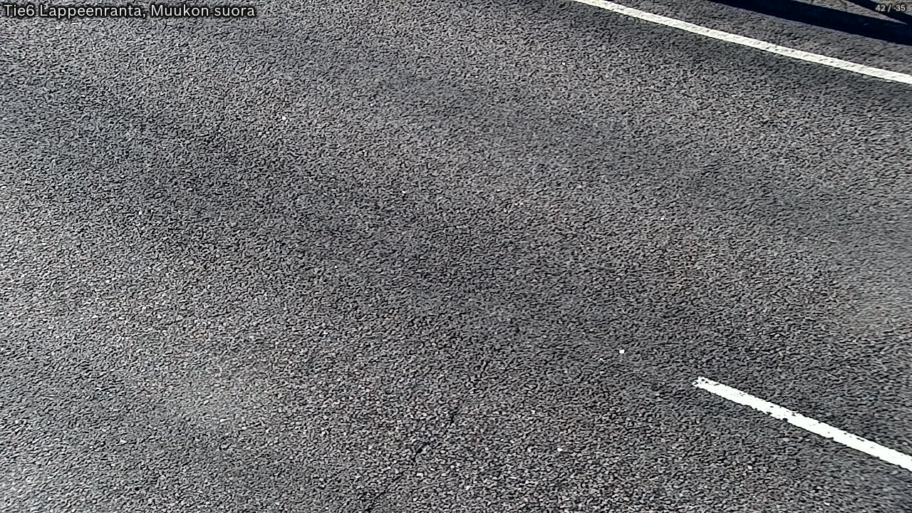 Weather Camera Image Tie 6 Villmanstrand, Muukko rakan, Lappeenranta, Etelä-Karjala