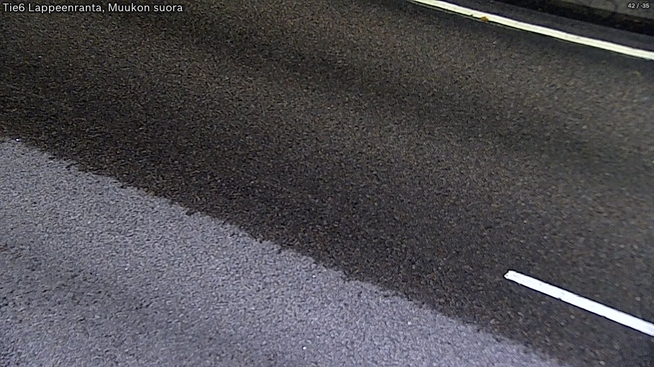 Weather Camera Image Road 6 Lappeenranta, Muukko straight, Lappeenranta, Etelä-Karjala