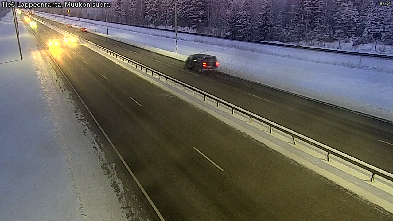 Kelikamerat Kuva Tie 6 Lappeenranta, Muukon suora, Lappeenranta, Etelä-Karjala