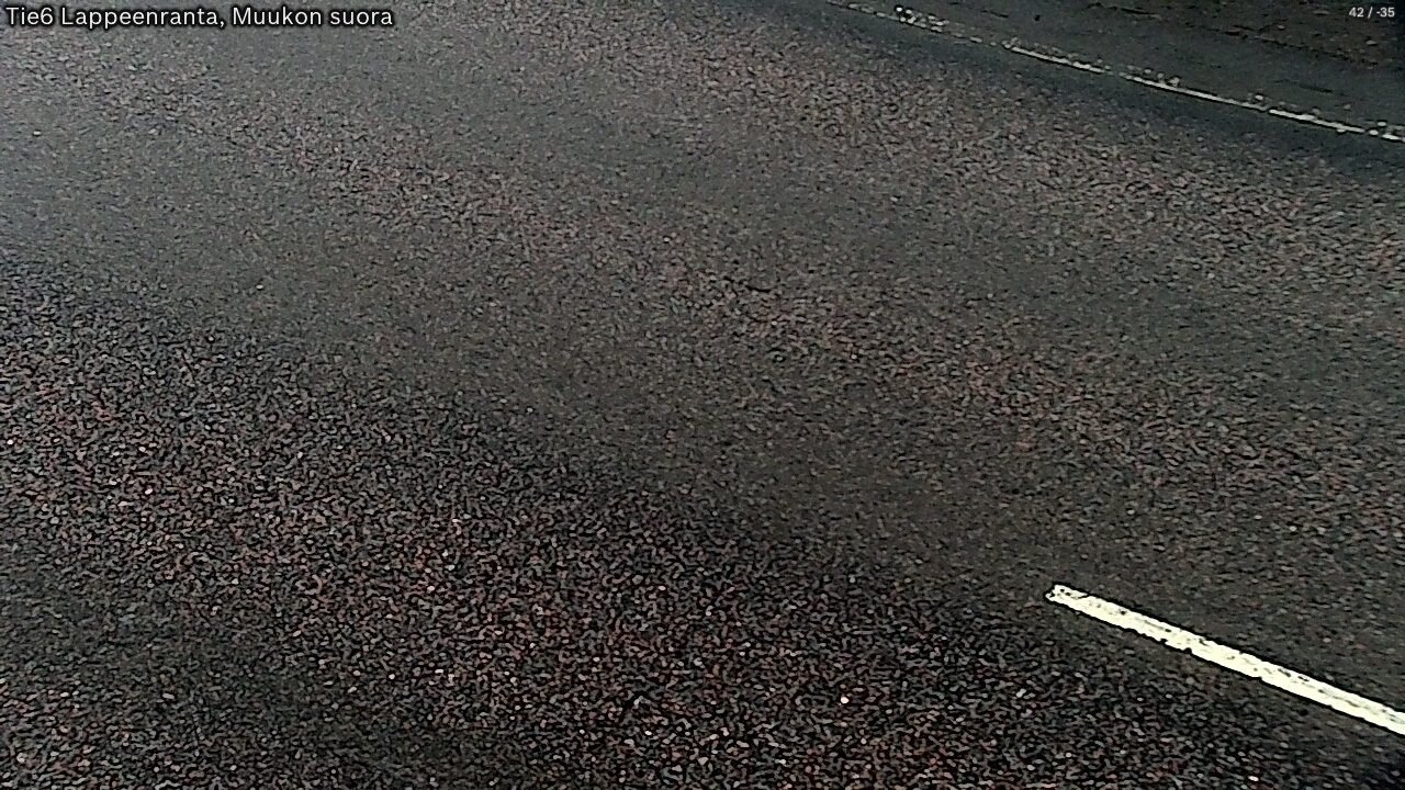 Weather Camera Image Road 6 Lappeenranta, Muukko straight, Lappeenranta, Etelä-Karjala
