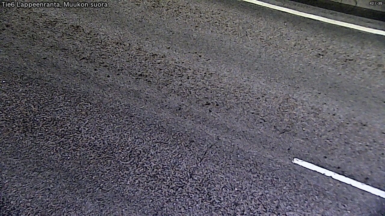 Weather Camera Image Road 6 Lappeenranta, Muukko straight, Lappeenranta, Etelä-Karjala