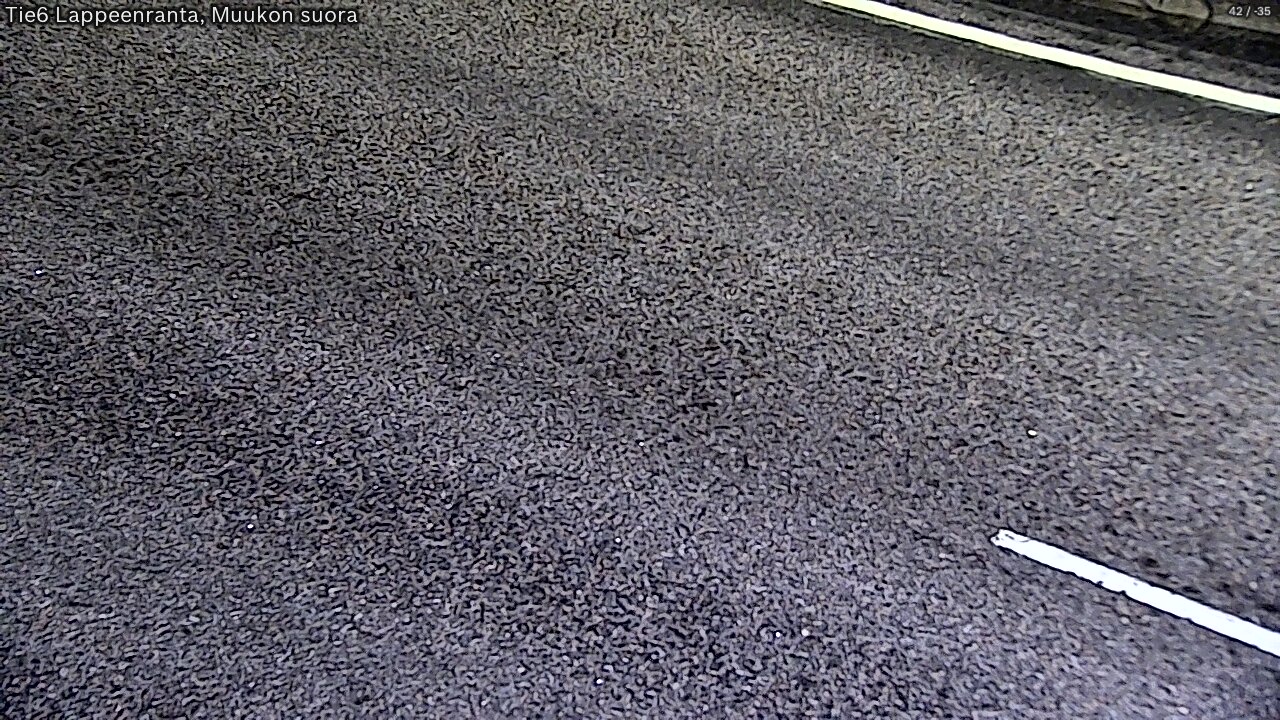 Weather Camera Image Tie 6 Villmanstrand, Muukko rakan, Lappeenranta, Etelä-Karjala