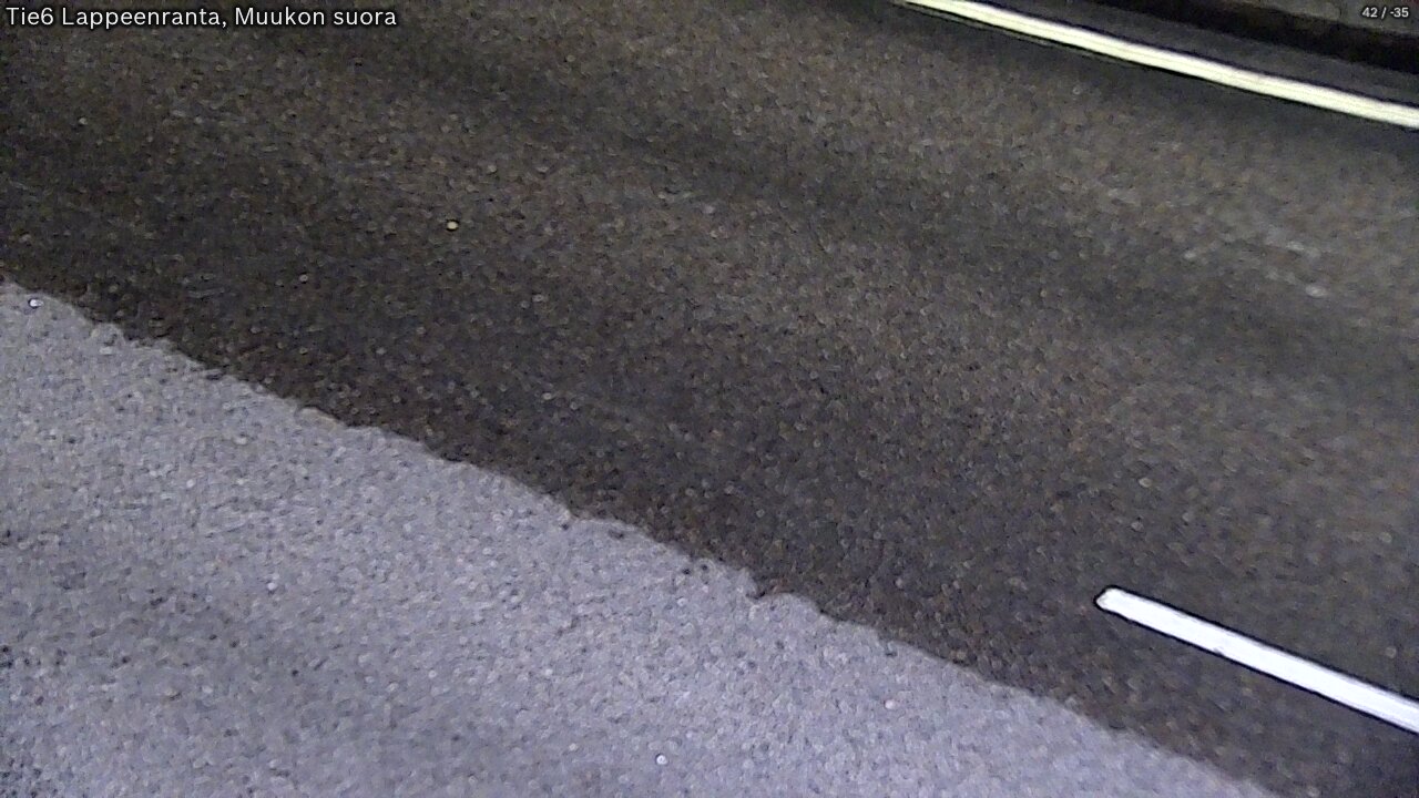 Weather Camera Image Road 6 Lappeenranta, Muukko straight, Lappeenranta, Etelä-Karjala