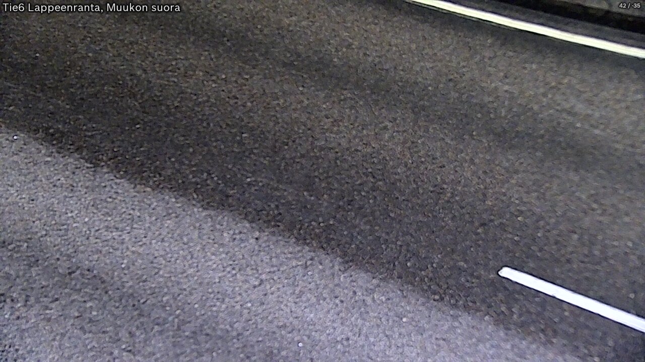 Weather Camera Image Road 6 Lappeenranta, Muukko straight, Lappeenranta, Etelä-Karjala