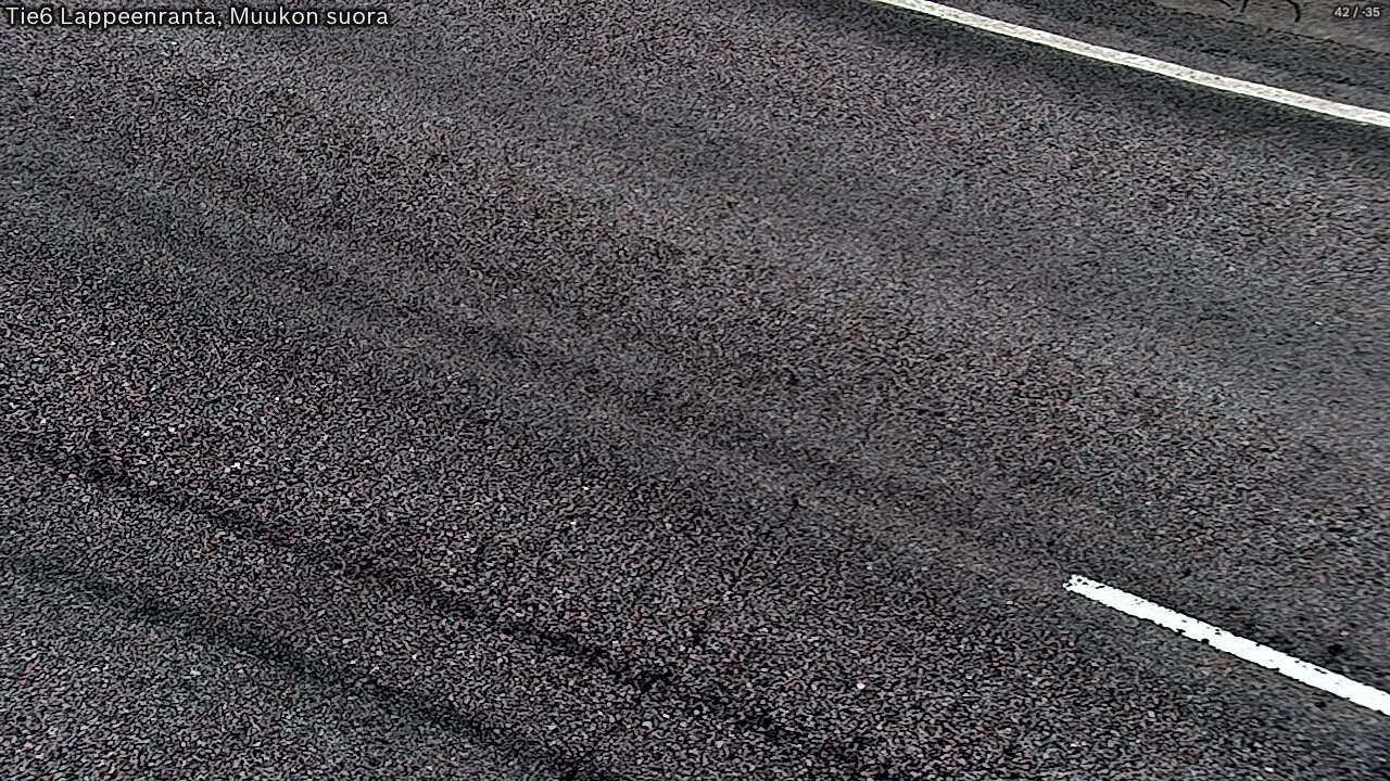 Weather Camera Image Tie 6 Villmanstrand, Muukko rakan, Lappeenranta, Etelä-Karjala