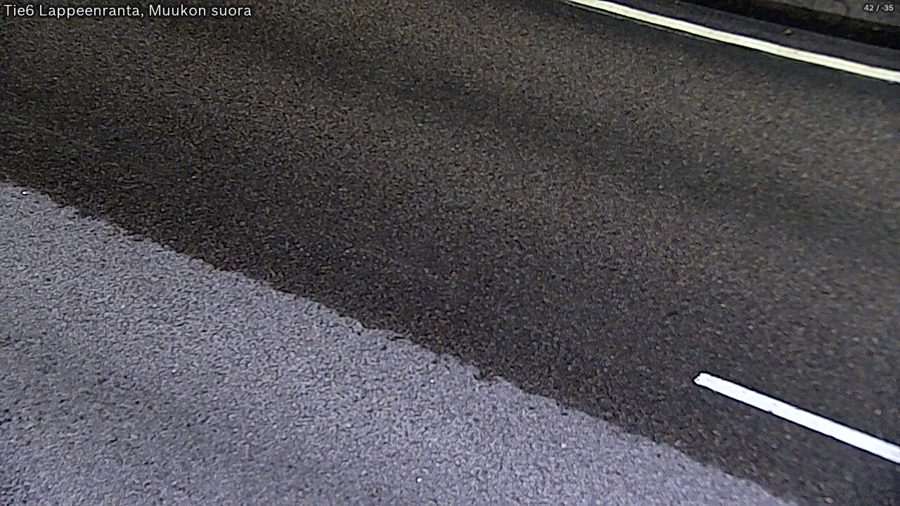 Weather Camera Image Road 6 Lappeenranta, Muukko straight, Lappeenranta, Etelä-Karjala