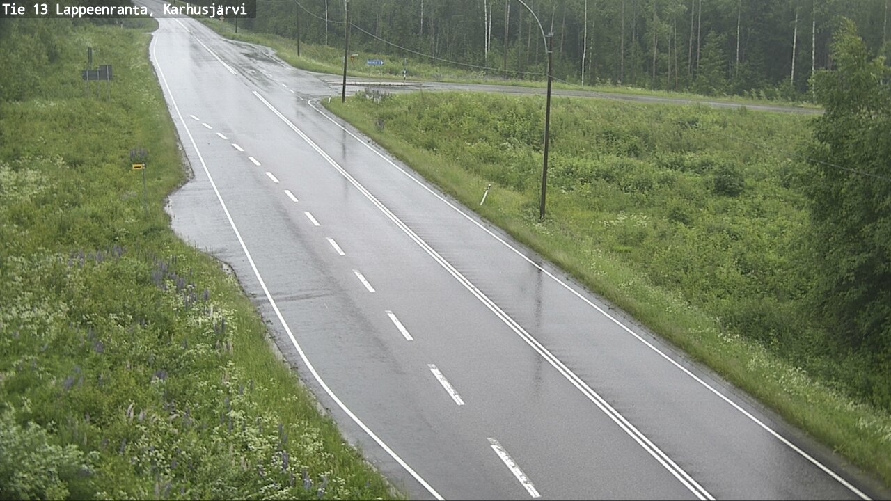 Kelikamerat Kuva Tie 13 Karhusjärvi, Lappeenranta, Etelä-Karjala