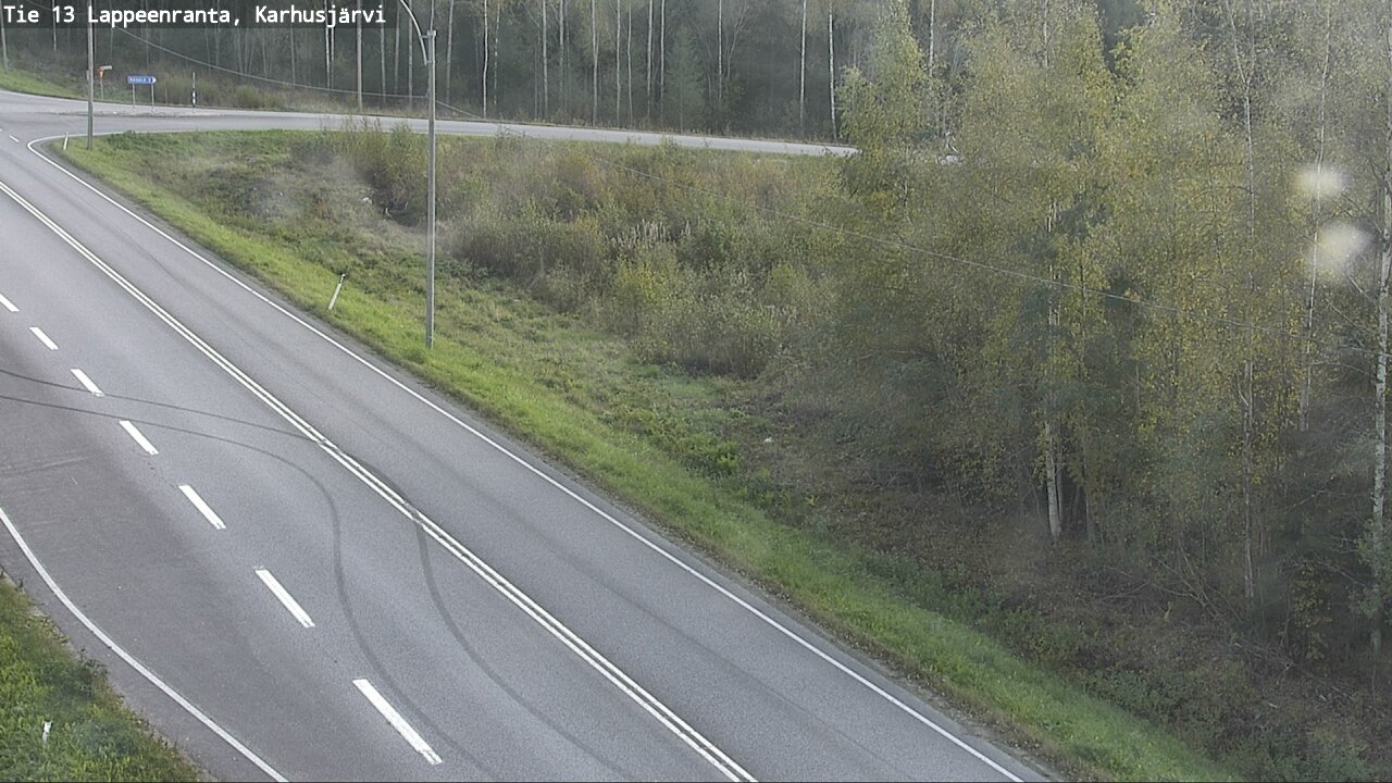 Weather Camera Image Road 13 Karhusjärvi, Lappeenranta, Etelä-Karjala
