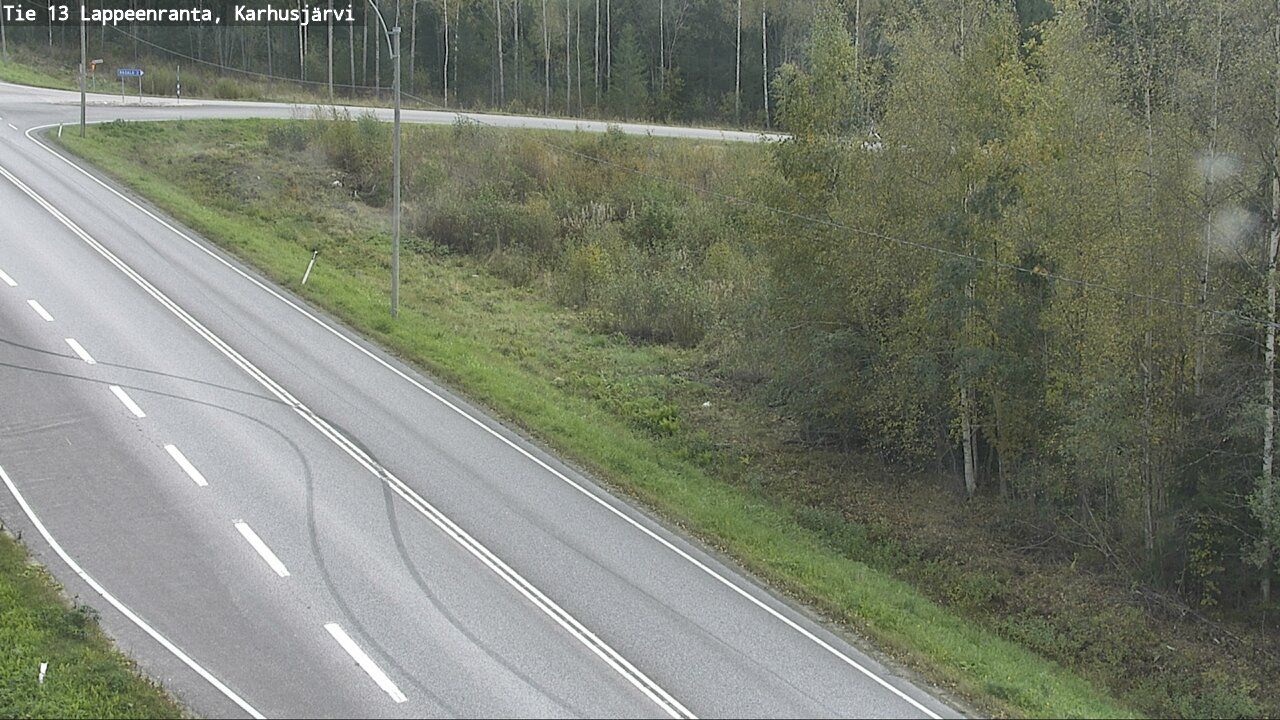 Weather Camera Image Road 13 Karhusjärvi, Lappeenranta, Etelä-Karjala