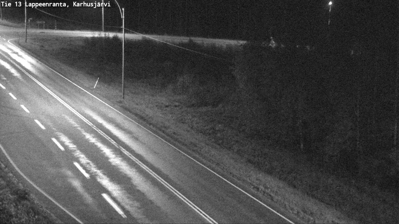 Weather Camera Image Road 13 Karhusjärvi, Lappeenranta, Etelä-Karjala