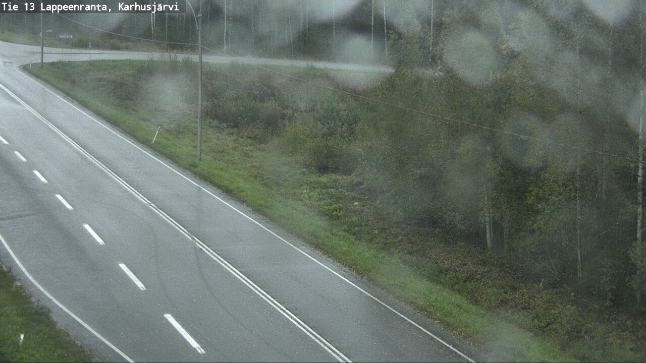 Weather Camera Image Road 13 Karhusjärvi, Lappeenranta, Etelä-Karjala