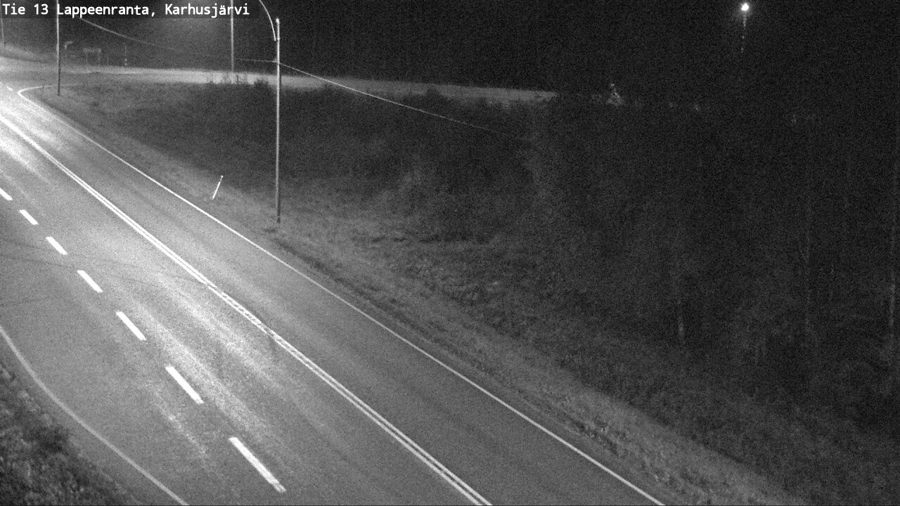 Weather Camera Image Road 13 Karhusjärvi, Lappeenranta, Etelä-Karjala