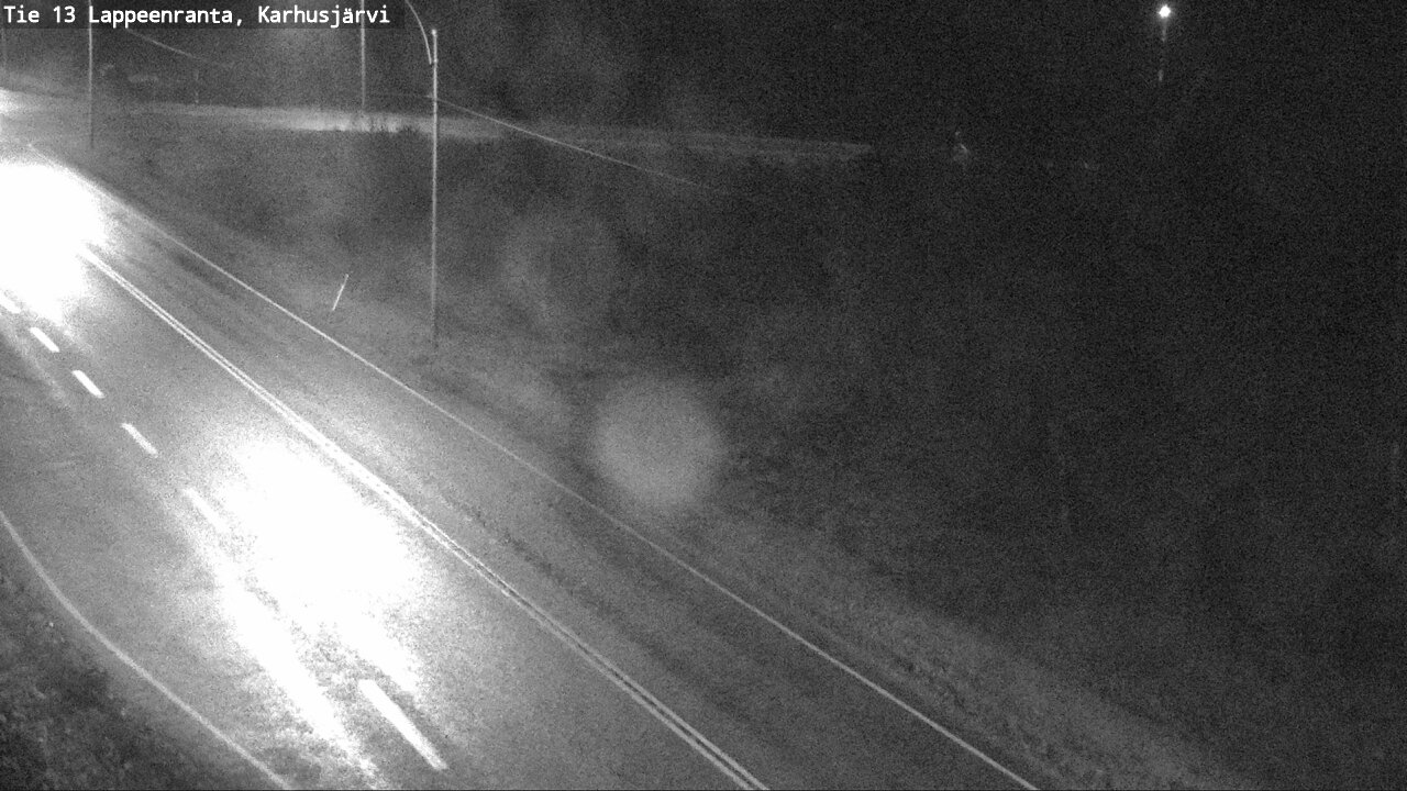 Weather Camera Image Road 13 Karhusjärvi, Lappeenranta, Etelä-Karjala