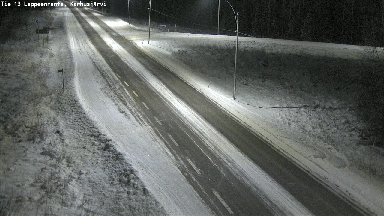 Weather Camera Image Road 13 Karhusjärvi, Lappeenranta, Etelä-Karjala
