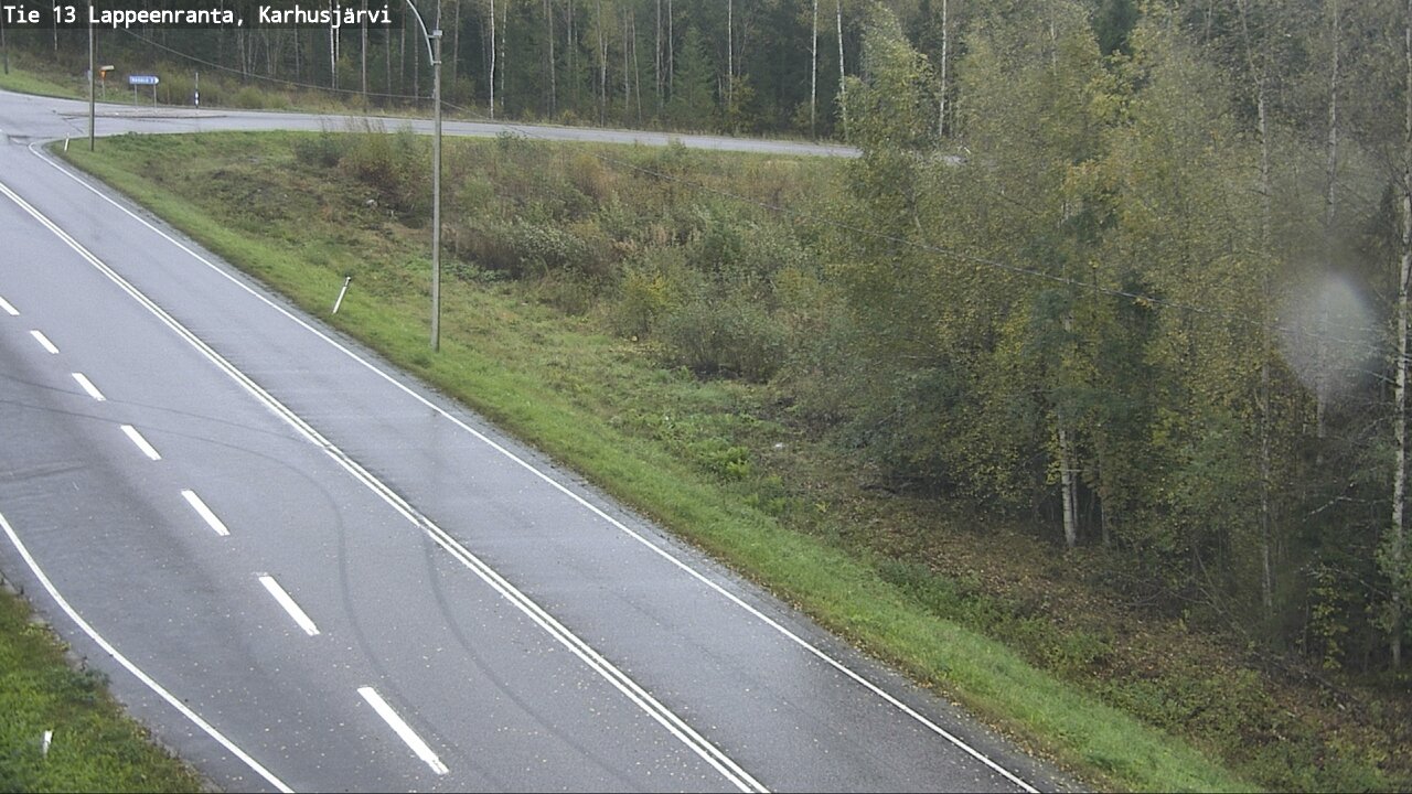 Weather Camera Image Road 13 Karhusjärvi, Lappeenranta, Etelä-Karjala